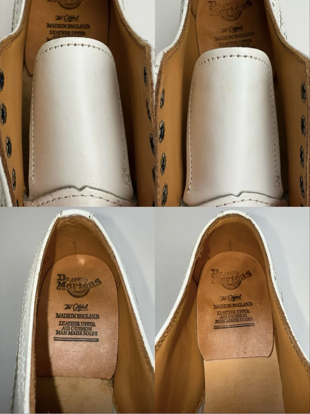 Vintage Dr. Martens Made in England Wingtip Steel Toe Platform Oxfords UK 6